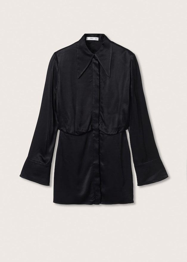 Button shirt dress