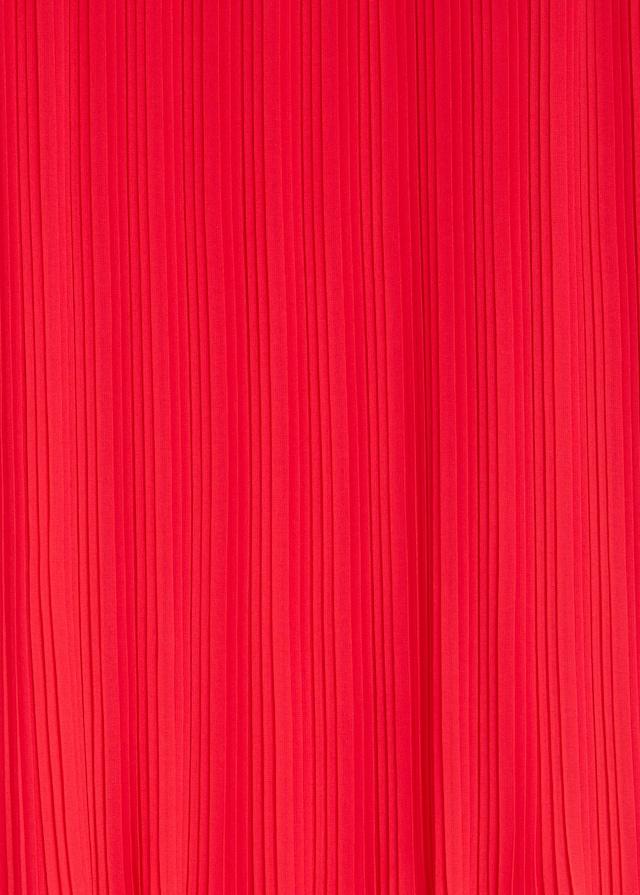 Pleated short dress