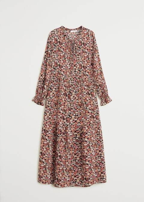 Printed long dress