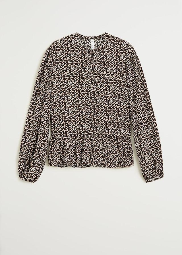 Floral print blouse