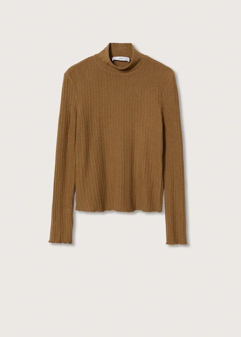 Textured knit t-shirt
