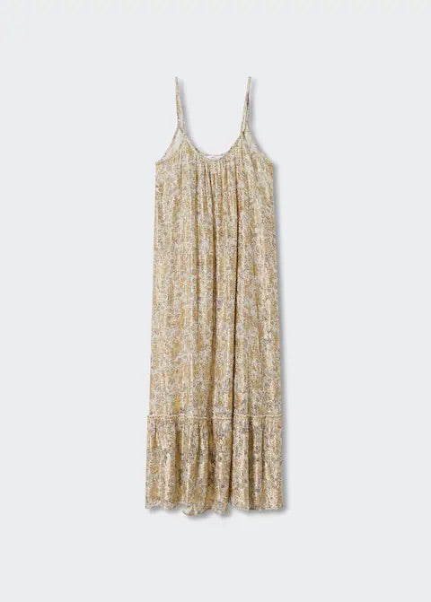 Lurex floral dress