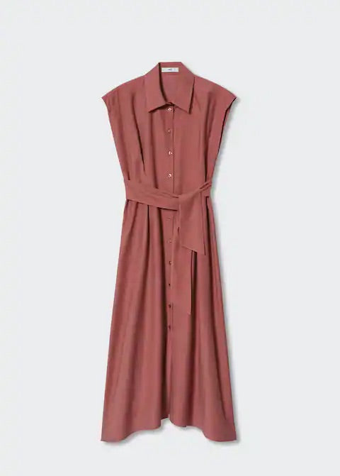 Midi shirt dress