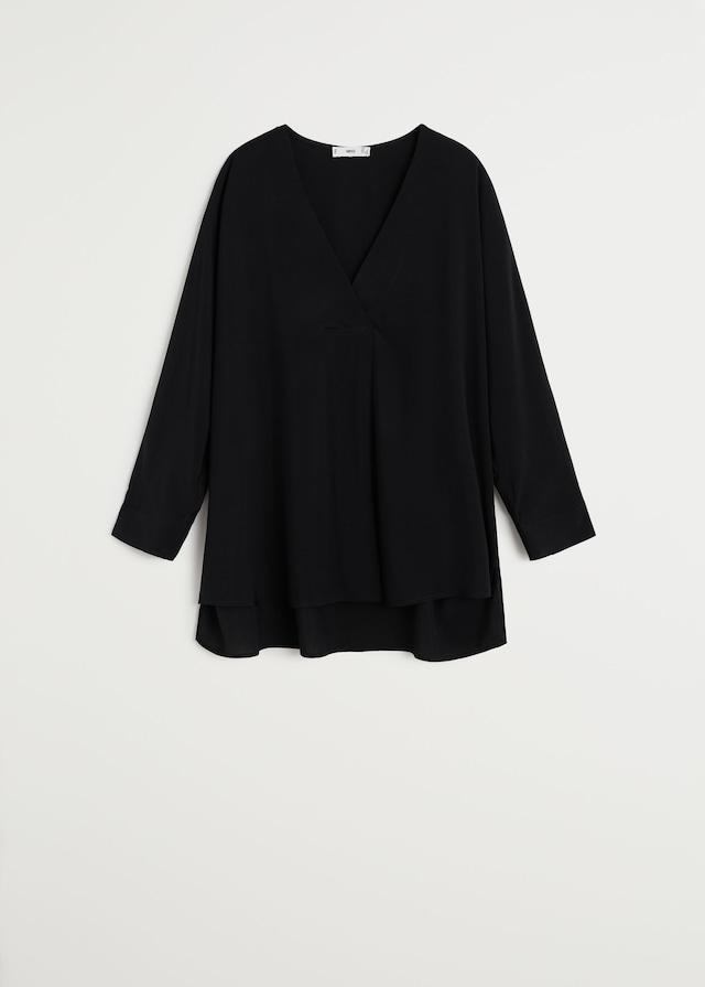 V-neck blouse