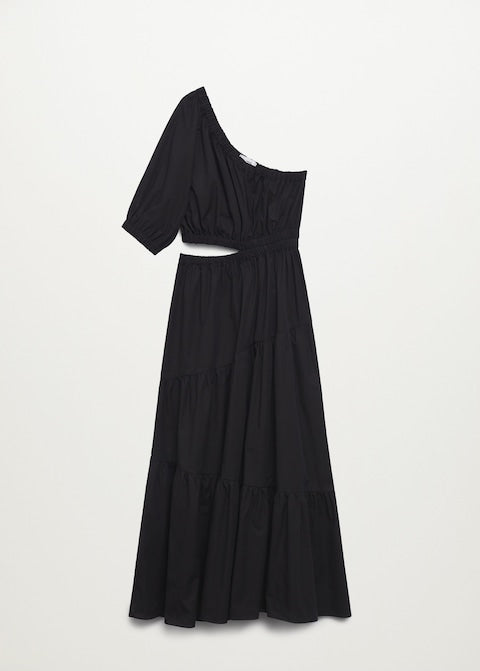 Vent cotton dress