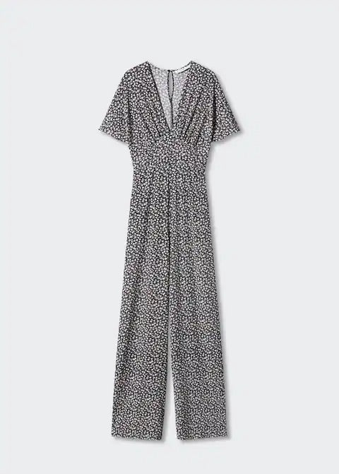 Long printed jumpsuit