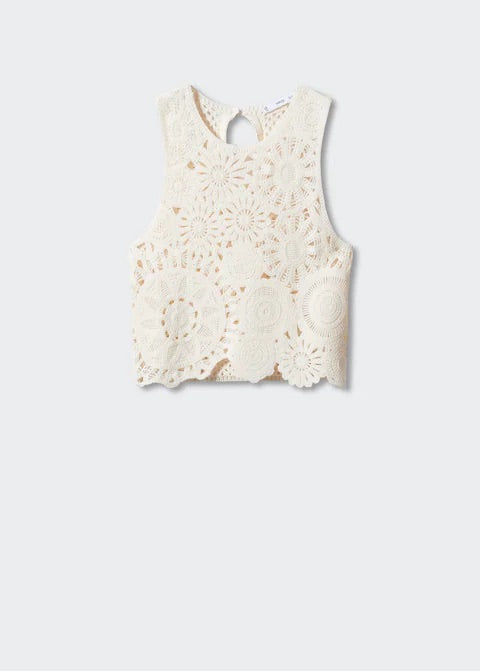 Crochet crop top