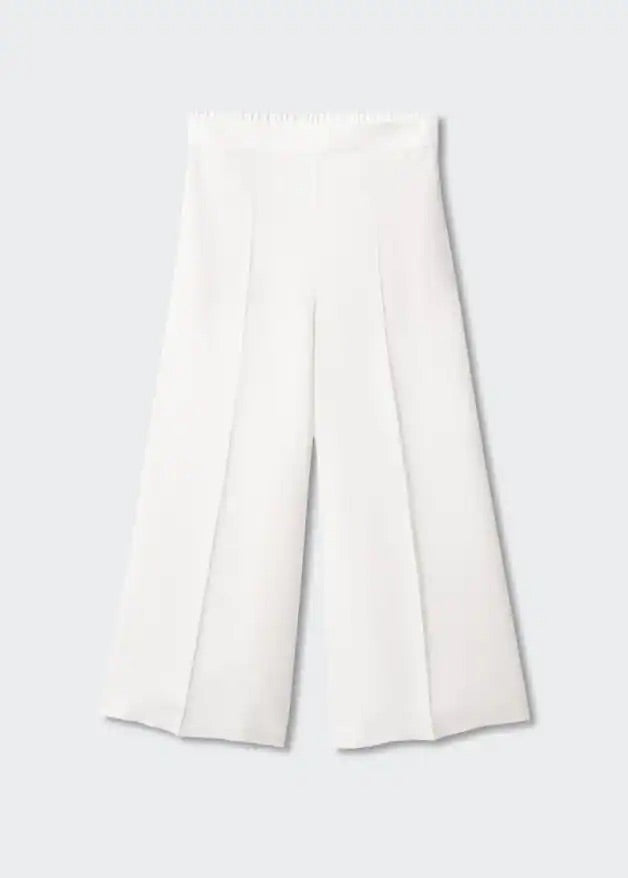 100% linen culotte pants