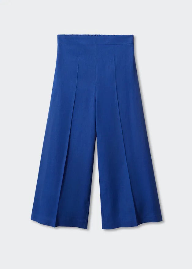 100% linen culotte pants