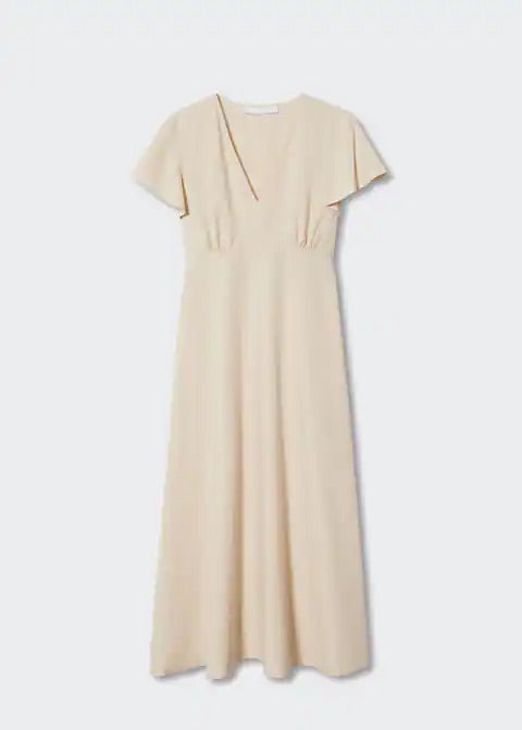 V-neckline dress