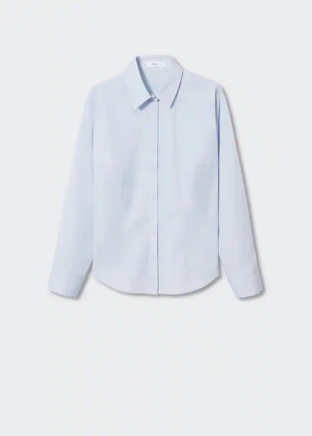 Essential cotton-blend shirt