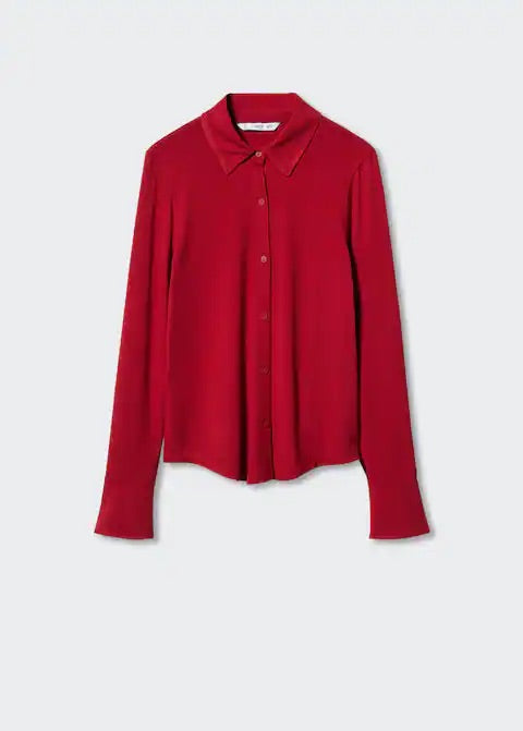 Buttoned flowy shirt