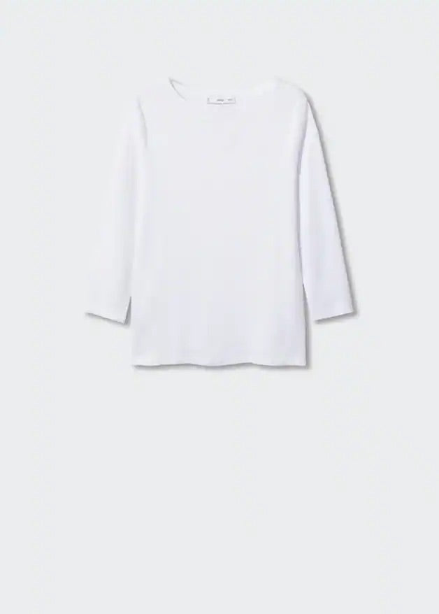Long-sleeved linen T-shirt