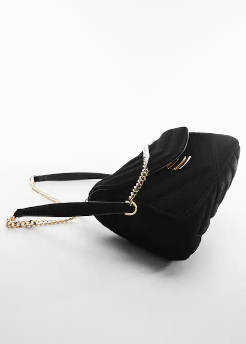 Chain leather bag