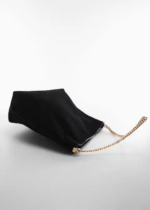Chain leather bag