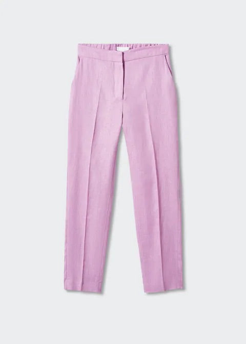 100% linen trousers