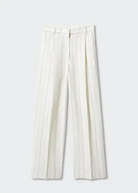 Striped suit trousers