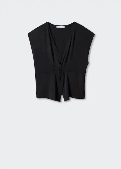 Knot detail T-shirt