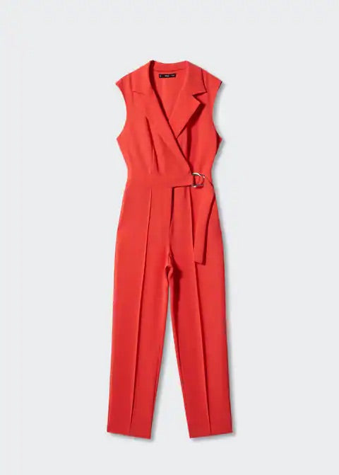 Belt wrap jumpsuit