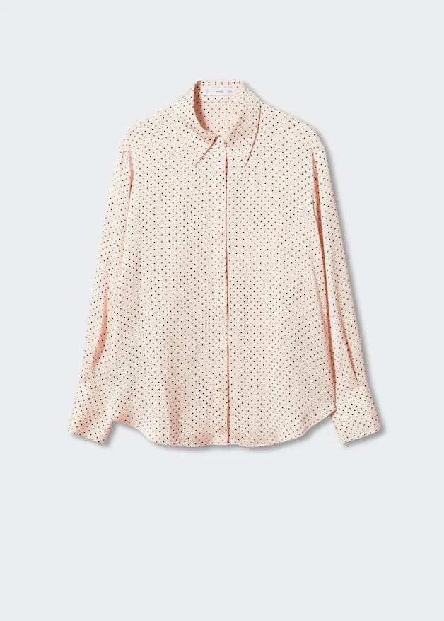 Satin finish flowy shirt