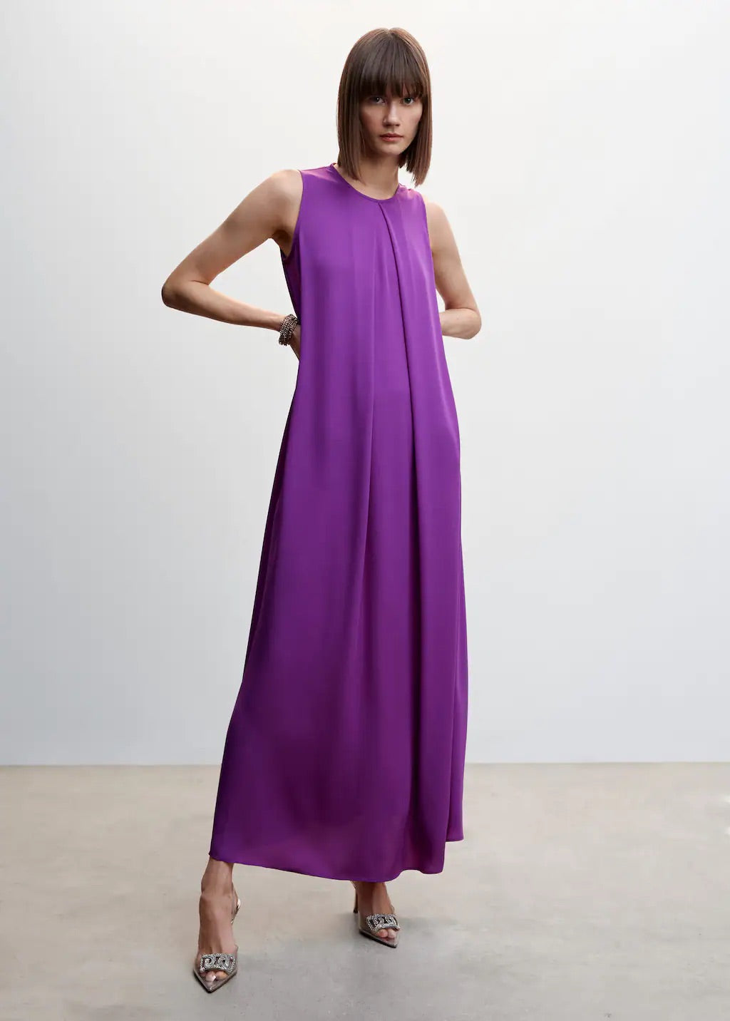 Strap flowy dress