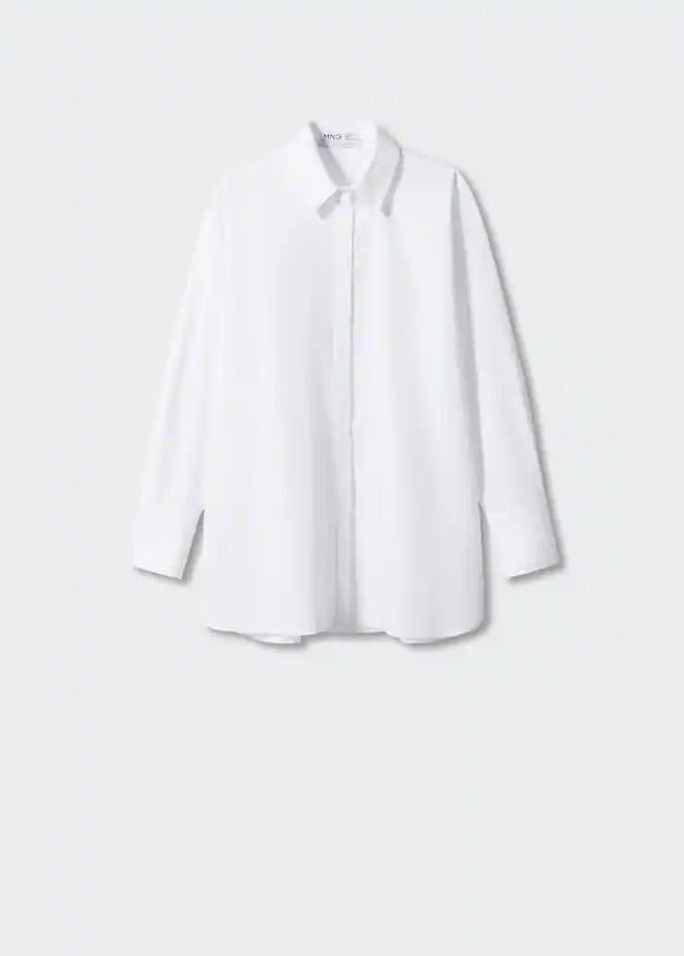 Oversize cotton shirt