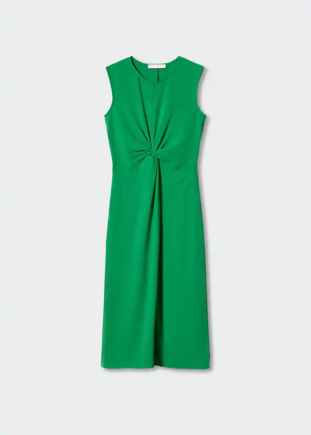 Knot textured dress