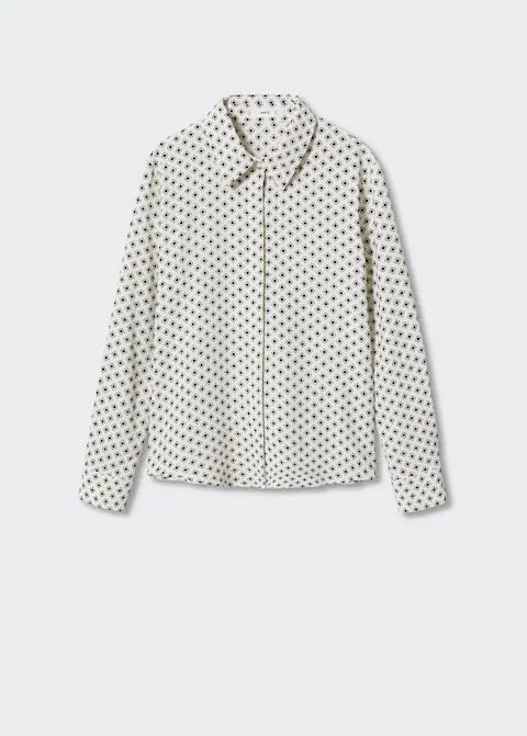 Buttoned flowy shirt