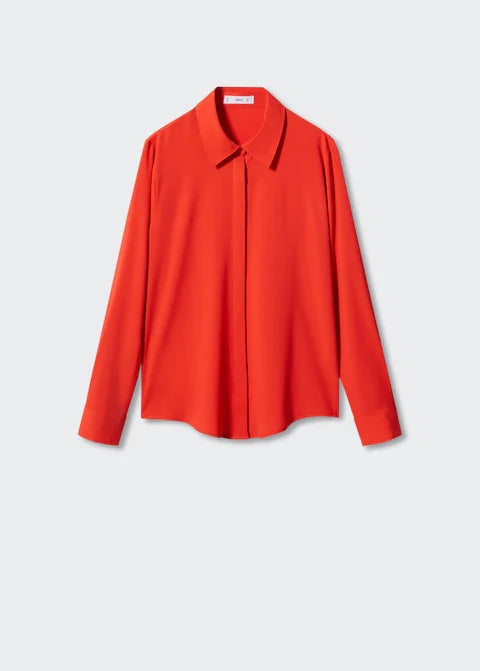 Buttoned flowy shirt