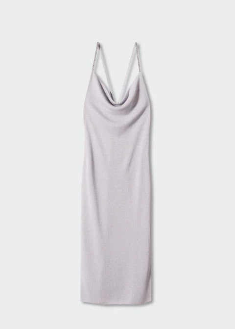 Lurex rhinestone dress
