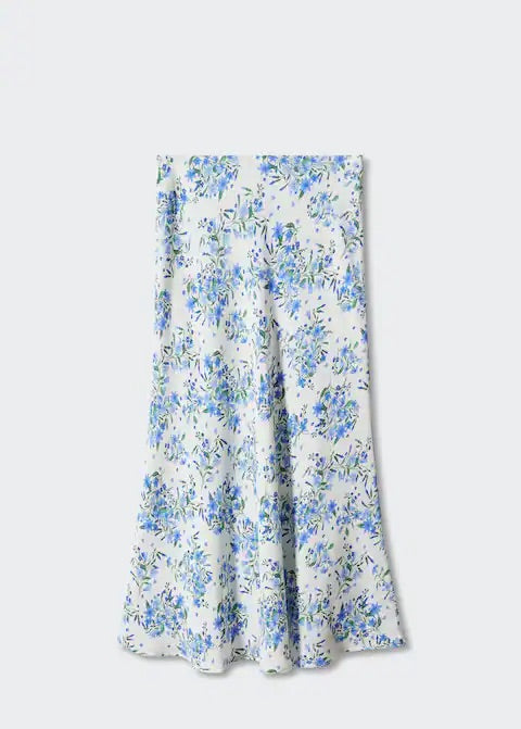 Floral midi skirt