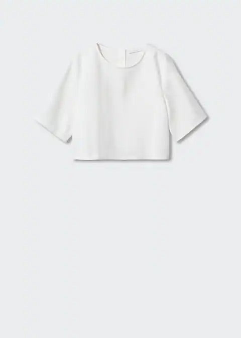 Back button blouse