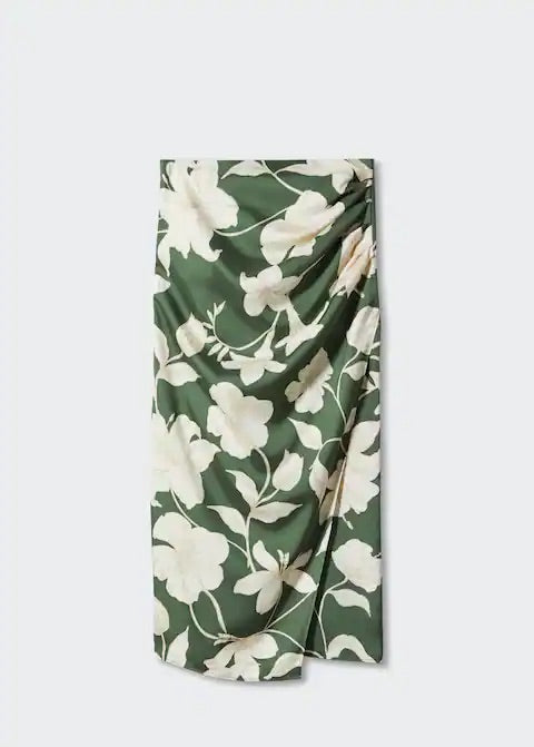 Floral long skirt