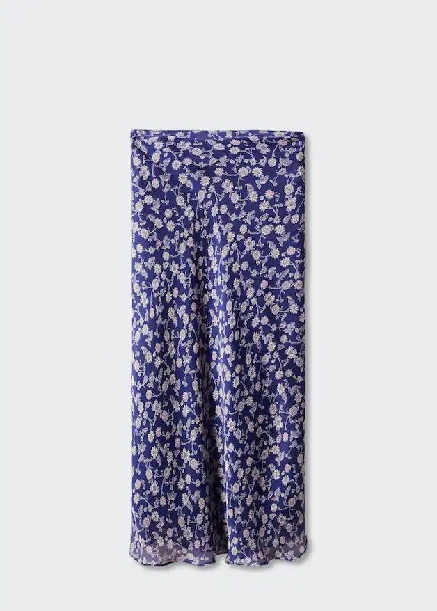 Floral long skirt