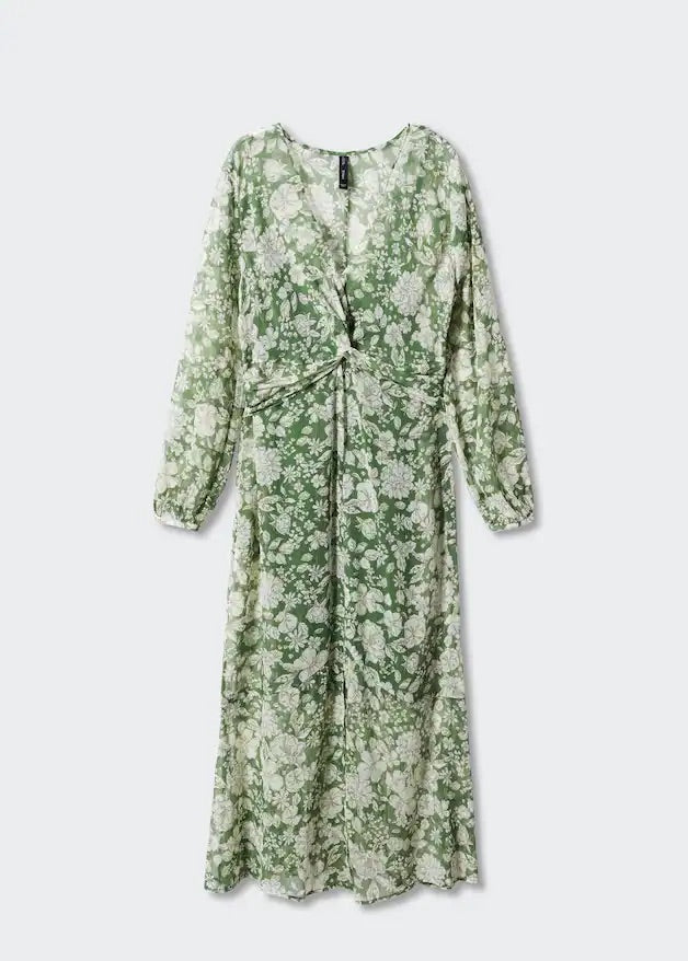 Midi printed dress