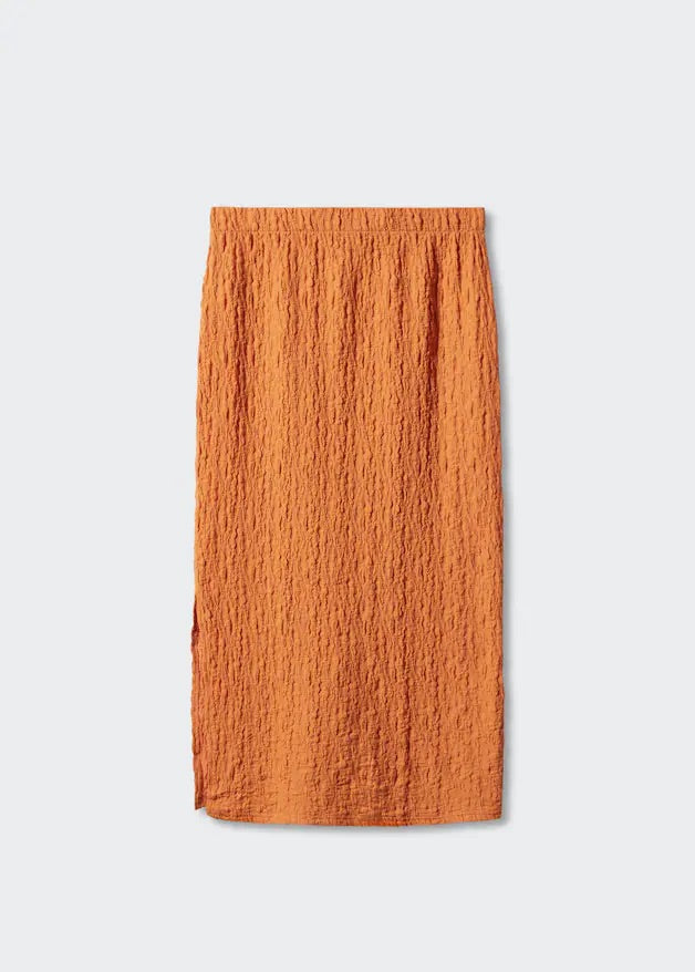 Open textured skirt