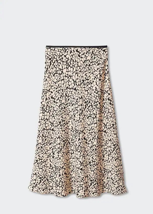 Flowers midi skirt