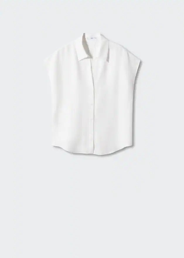 Sleeveless lyocell shirt
