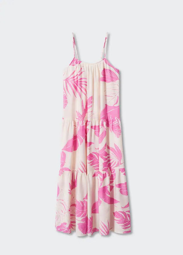 Printed long dress