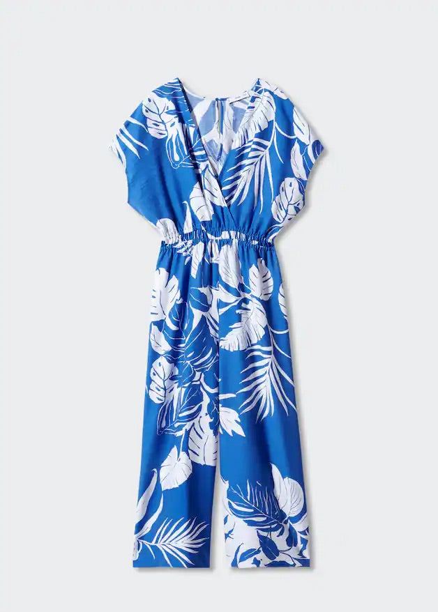 Tropical print jumpsuit