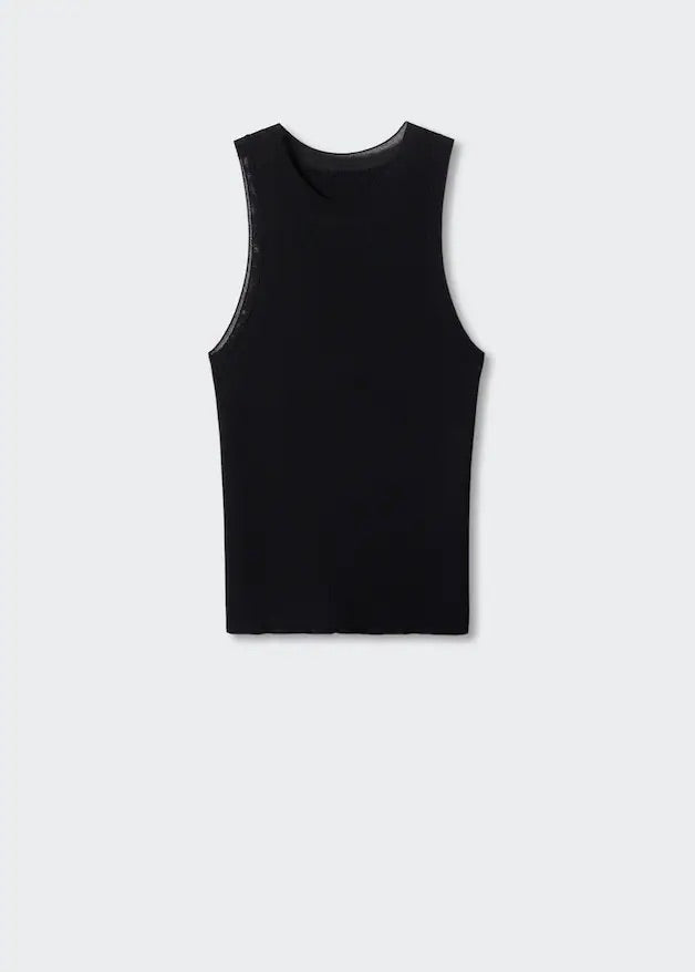 Ribbed knit top