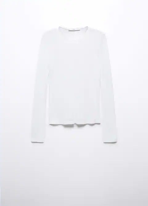 Long sleeve fitted T-shirt