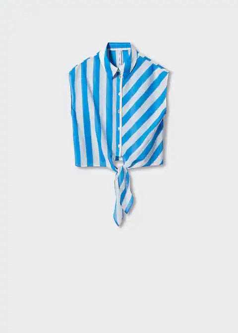 Bow printed shirt