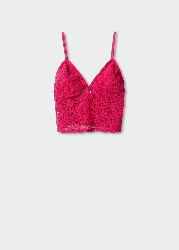 Crochet crop top