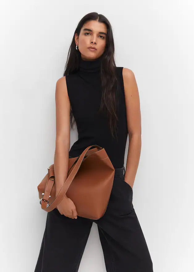 Short handle shopper bag