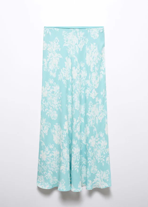 Floral long skirt