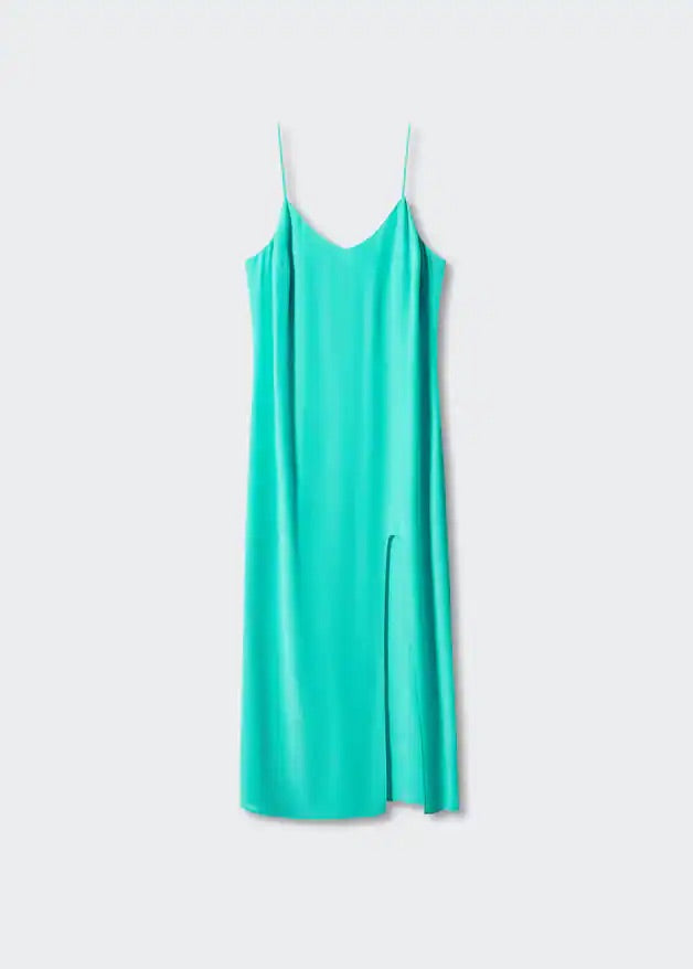 Midi-dress with slit