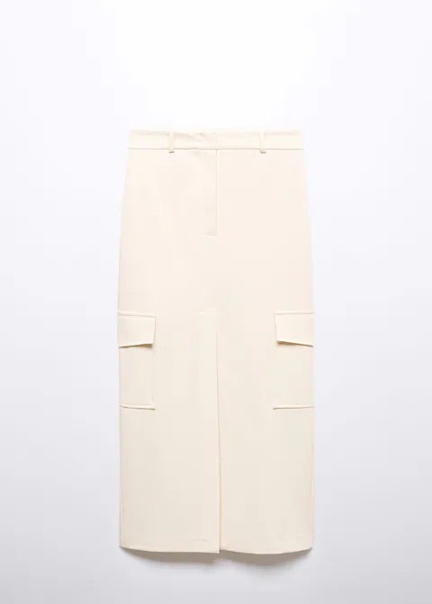 Cargo slit skirt