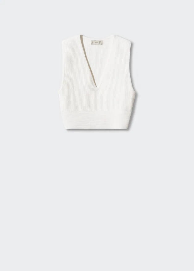 Ribbed crop top
