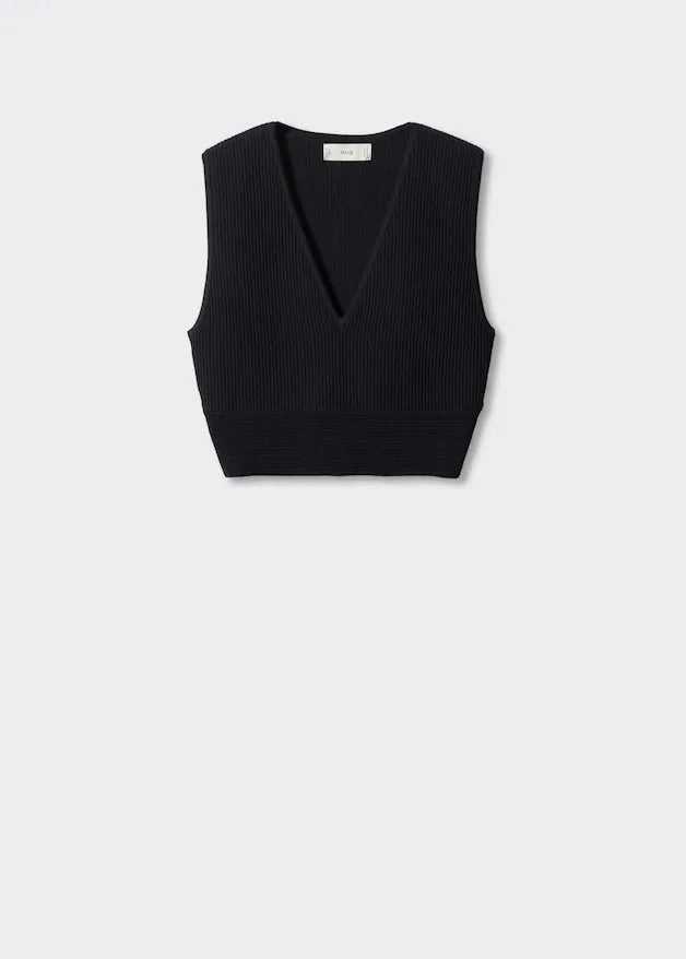 Ribbed crop top